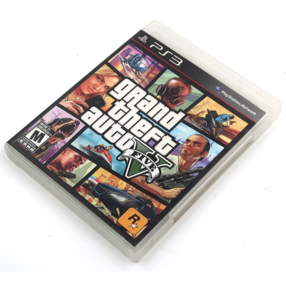 Grand Theft Auto 5 Five - Sony PlayStation 3 PS3 Game - With Manual & Map